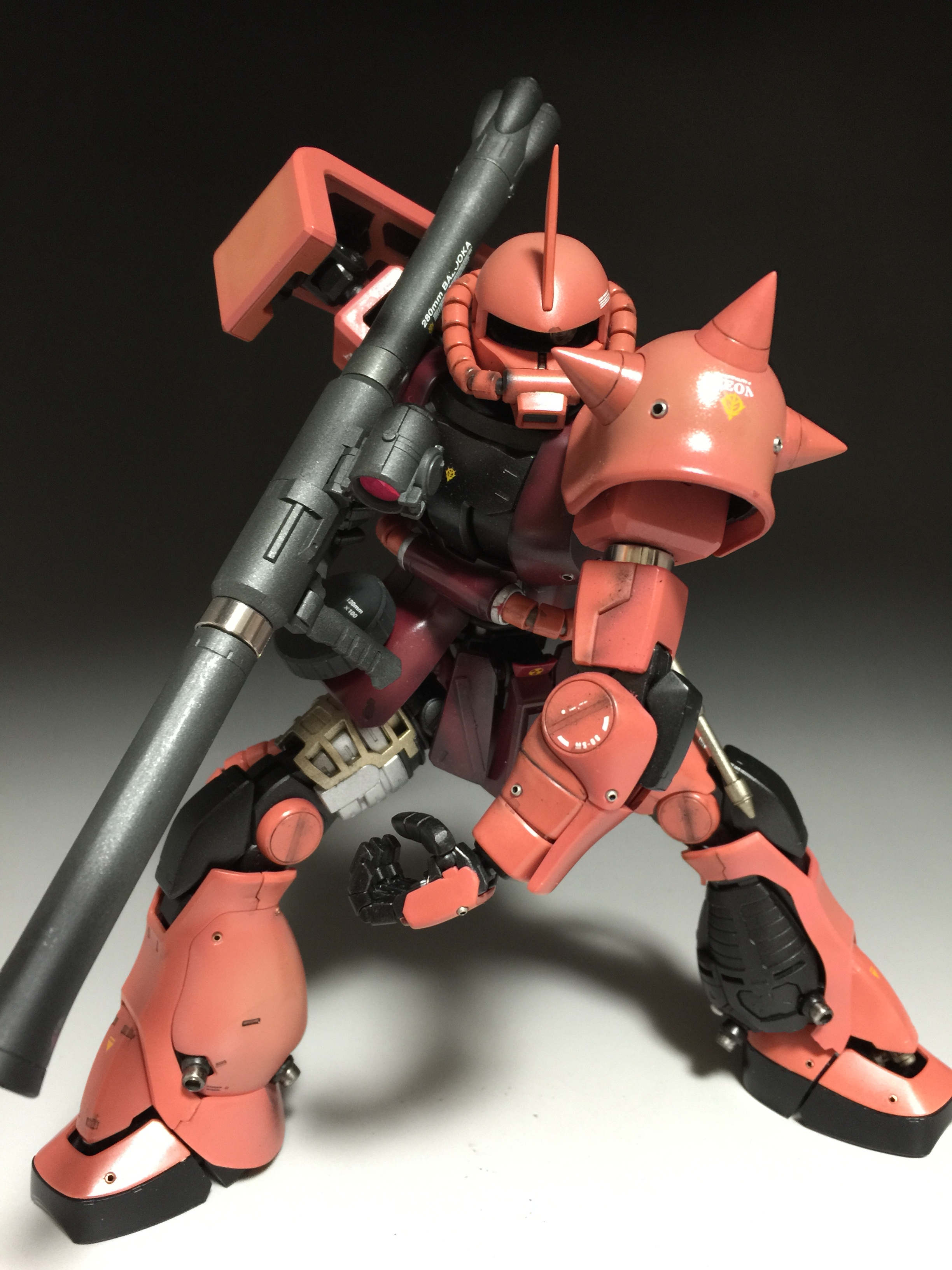 ガンプラ Mg シャア専用 ザクii改造塗装 かっこいい画像 Ms 06s ガンダムグッズ おもしろい